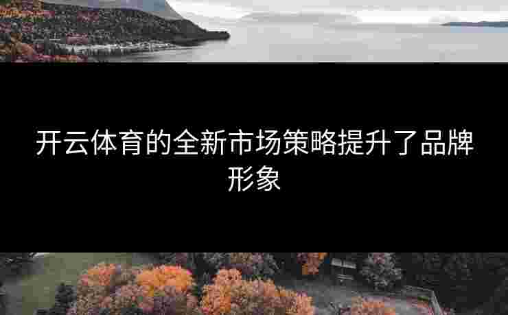 开云体育的全新市场策略提升了品牌形象