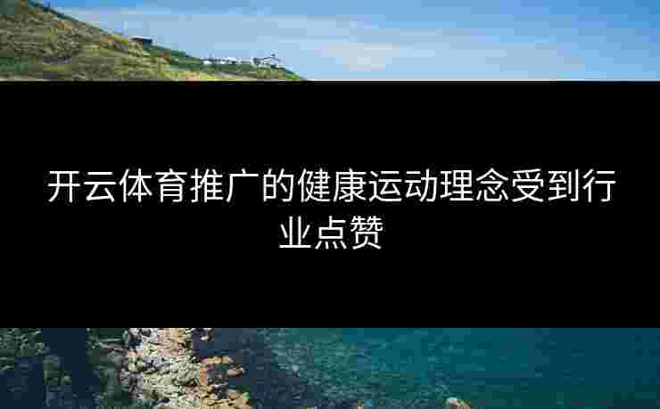 开云体育推广的健康运动理念受到行业点赞