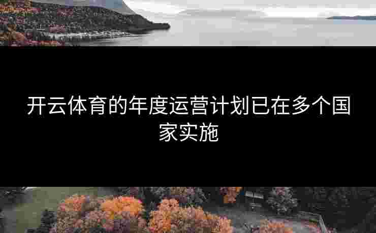 开云体育的年度运营计划已在多个国家实施